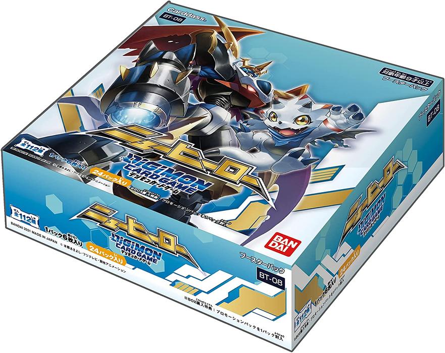 Bandai Digimon Card Game Box Bt08 New Hero main image 1