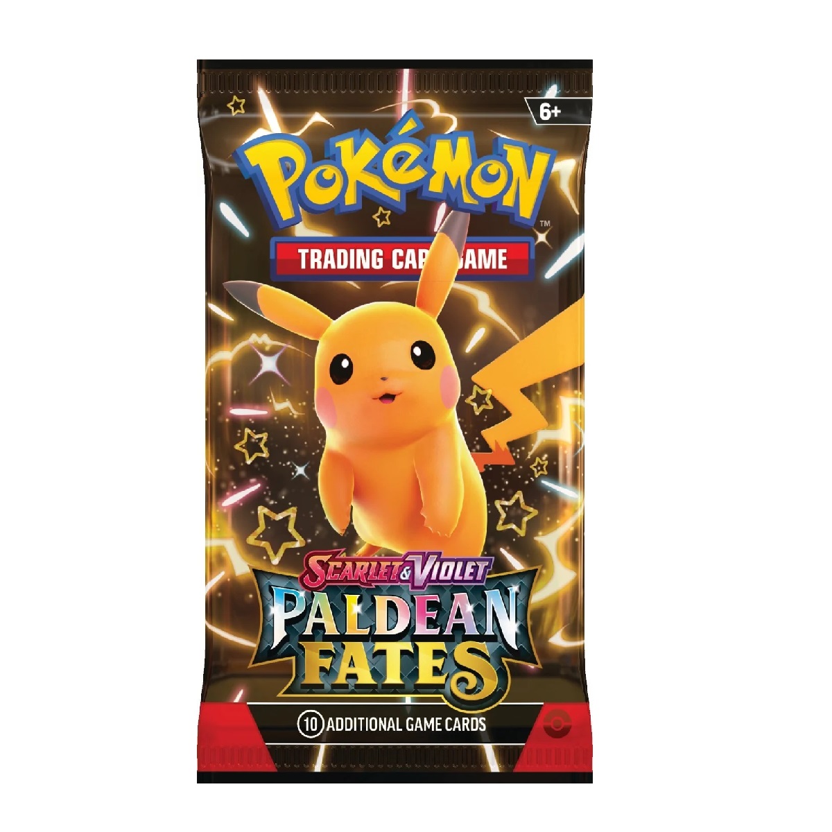 Pokémon TCG: Scarlet & Violet Paldean Fates Booster Bundle - 6 Pack Shiny Pokémon Set