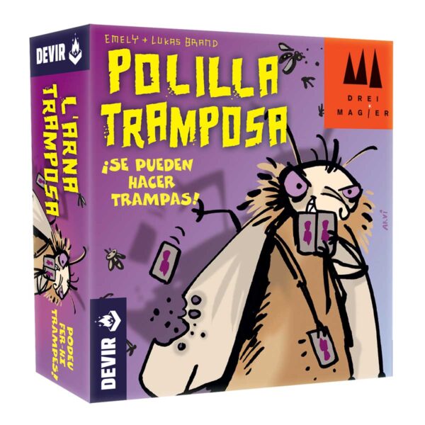 DEVIR JUEGO DE MESA POLILLA TRAMPOSA ESPAÑOL3